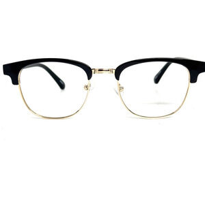 ZENNI Eyeglass‎ Frames 542221 Color Black/Gold Full RIm H16908